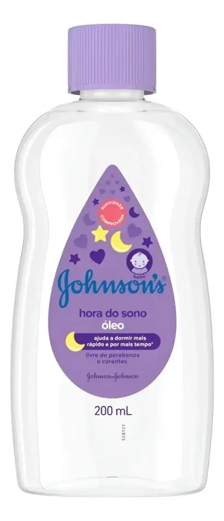 oleo hora do sono bebe johnsons